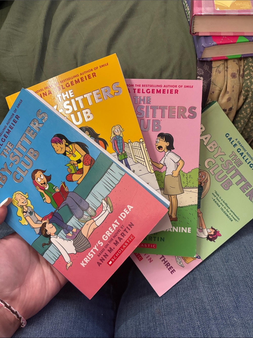 The Baby-Sitters Club Paperback Books 1-2 and 4-5 included